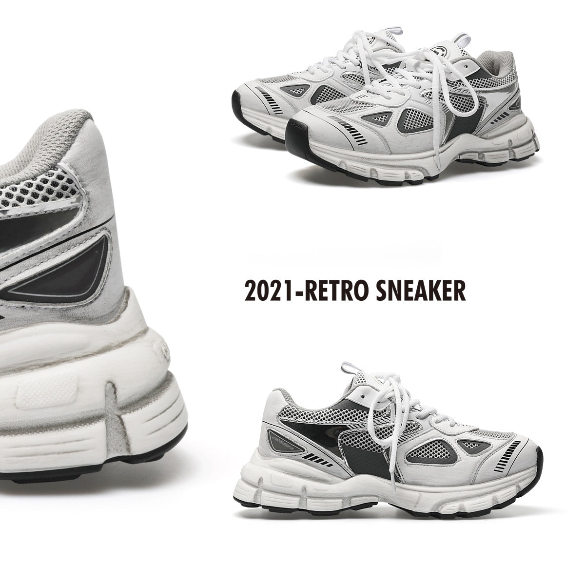 Advbridge Women's Luxary Chunky Sneakers 2023 Mesh Breathable Shoes for Men Sports Running Casual Ladies Fitness Vulcanize Shoes