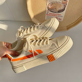 Advbridge Summer New Big Size Women Casual Breathable Vulcanized Sneakers Female Platform College Style Canvas Tennis Sports Shoes