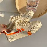 Advbridge Summer New Big Size Women Casual Breathable Vulcanized Sneakers Female Platform College Style Canvas Tennis Sports Shoes